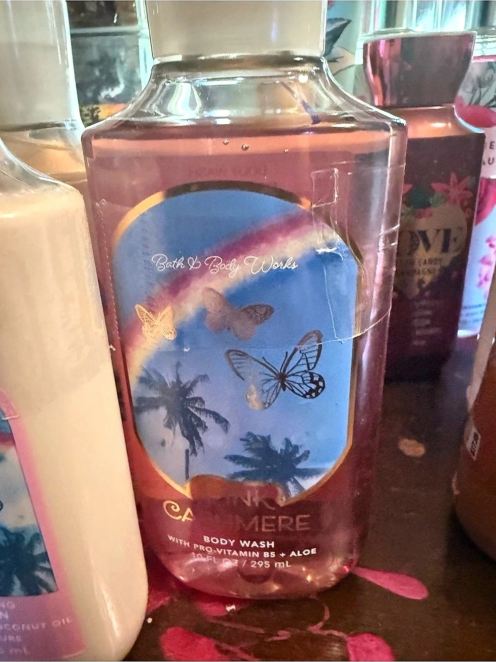 Body & Body Works Body Wash Pink Blue NWT